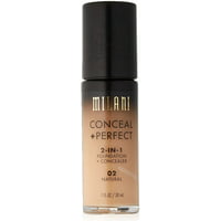 Milani Conceal + Perfect 2-in-1 Foundation + Concealer, Natural