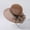 Khaki, variant on Bucket Hats,Sun Hats Women Hat Bridal Wedding Church Tea Party Wide Brim Summer Sun Cap Wide Brim Hats,Beach Hats Beige