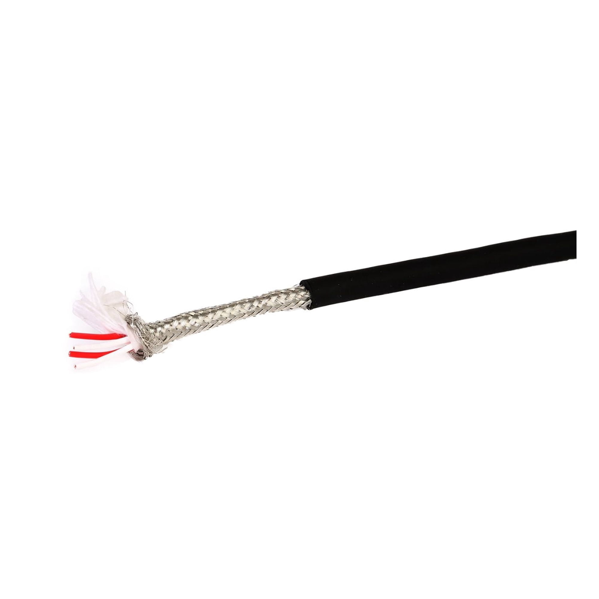 LyxPro 10-Foot XLR Cable, Male to 1/4" TRS Star Quad Microphone Cable, Black