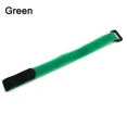 thumbnail image 1 of 10/50pcs Cable Ties Reusable Self Adhesive Width 20mm Nylon Strap Reverse Buckle Line Wire Organizer Hook Loop Bundle Fastener Green 500mm x 10pcs, 1 of 6