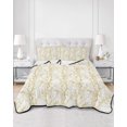 thumbnail image 3 of Yellow Branch Twin XL Size Down Alternative Comforter,Lightweight Comforter Quilt Bedding Set with Pillow Shams Spring Summer Pastoral Botanical Aesthetics Bed Comforter Duvet Insert 68"x98", 3 of 7