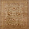 thumbnail image 1 of Ahgly Company Indoor Square Mid-Century Modern Brown Sand Brown Oriental Area Rugs, 5' Square, 1 of 6