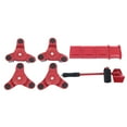 thumbnail image 2 of Fichiouy Furniture Mover Dolly Alloy Steel Furniture Mover Kit with Universal Wheel Red, 2 of 9