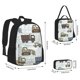 thumbnail image 2 of Easygdp Tractor and Dumper Mochila para Niños y Niñas con Set de Caja de Almuerzo y Estuche para Lápices 3 en 1, Mochila Escolar Estampada para Adolescentes, 2 of 7