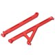 thumbnail image 4 of Juego de soporte de chasis de aleación para LOSI Lasernut U4 Tenacity 1/10 RC, piezas de coche todoterreno, color rojo, 4 of 10