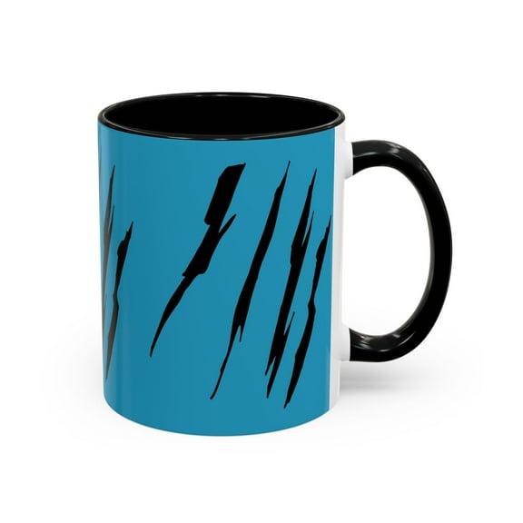 Effete Feline Claw Marks Scratch Accent Coffee Mug (11, 15oz)