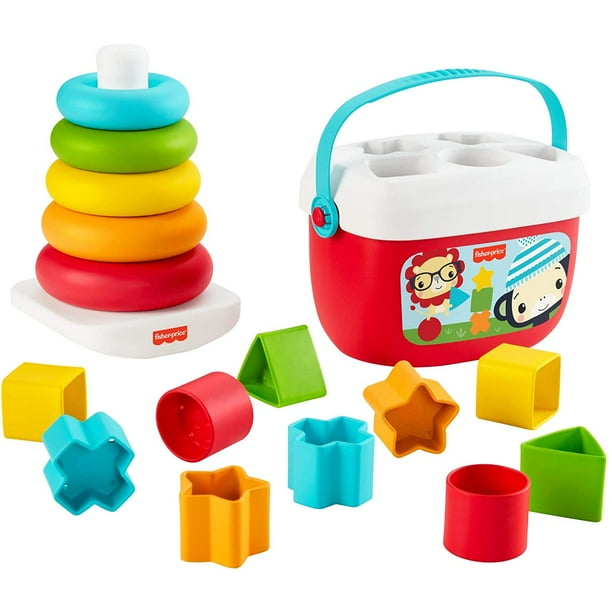 FisherPrice Babys First Blocks & RockaStack, PlantBased Toys