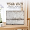 thumbnail image 4 of Queilt Black Metal Decorative Plate Holder - Tabletop Photo Frame Holder - Iron Display Stand for Plaque | Cookbook | Postcard, 4 of 4