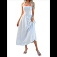 thumbnail image 2 of Vestido de Verano Sin Mangas con Cuello Halter para Mujer, Informal, Fluido, Ideal para Invitadas de Boda, Cócteles y Vacaciones en la Playa, 2025 S, 2 of 10
