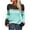 Light Blue-Sweater, variant on Qetyuw Color Block Sweater for Women Ribbed Knit Boat Neck Long Sleeve Pullover Sweaters Casual Loose Fit Jumper