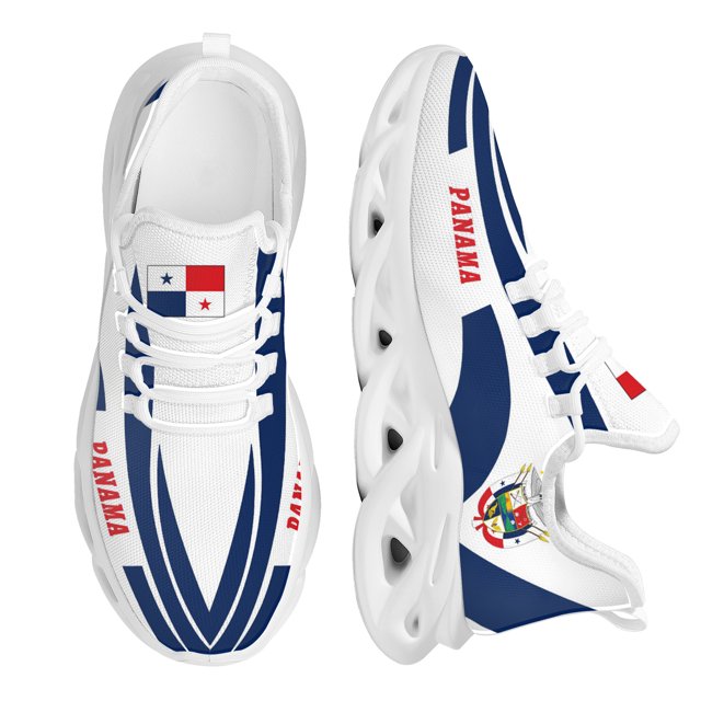 Zapatillas ligeras y transpirables con diseño de bandera de Panamá para mujer, calzado deportivo resistente a los golpes y al aire libre, de punto