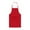 Red, variant on White Classic Aprons for Adults - Commercial Chef Apron, Kitchen Aprons for Men and Women without Pockets, Sublimation Aprons, Plain Bib Artist Aprons Set