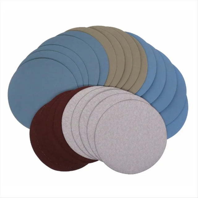 25 Piezas de Papel Abrasivo para Esmerilado con Agua, 125 mm, Grano 5 Pulgadas, 1000/2000/3000/4000/5000, Discos de Lijado con Gancho y Bucle