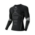 thumbnail image 4 of LpwkSSA Men's Ski QuickDrying Winter Outdoor Cycling Running Mountaineering Sports Functional Reduce Base Layer Thermal Underwear Gray L, 4 of 5
