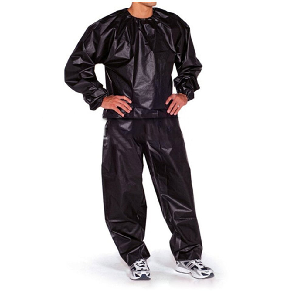 Waterproof Windproof PVC Sauna Suit Anti-Rip Training Fitness Weight ...