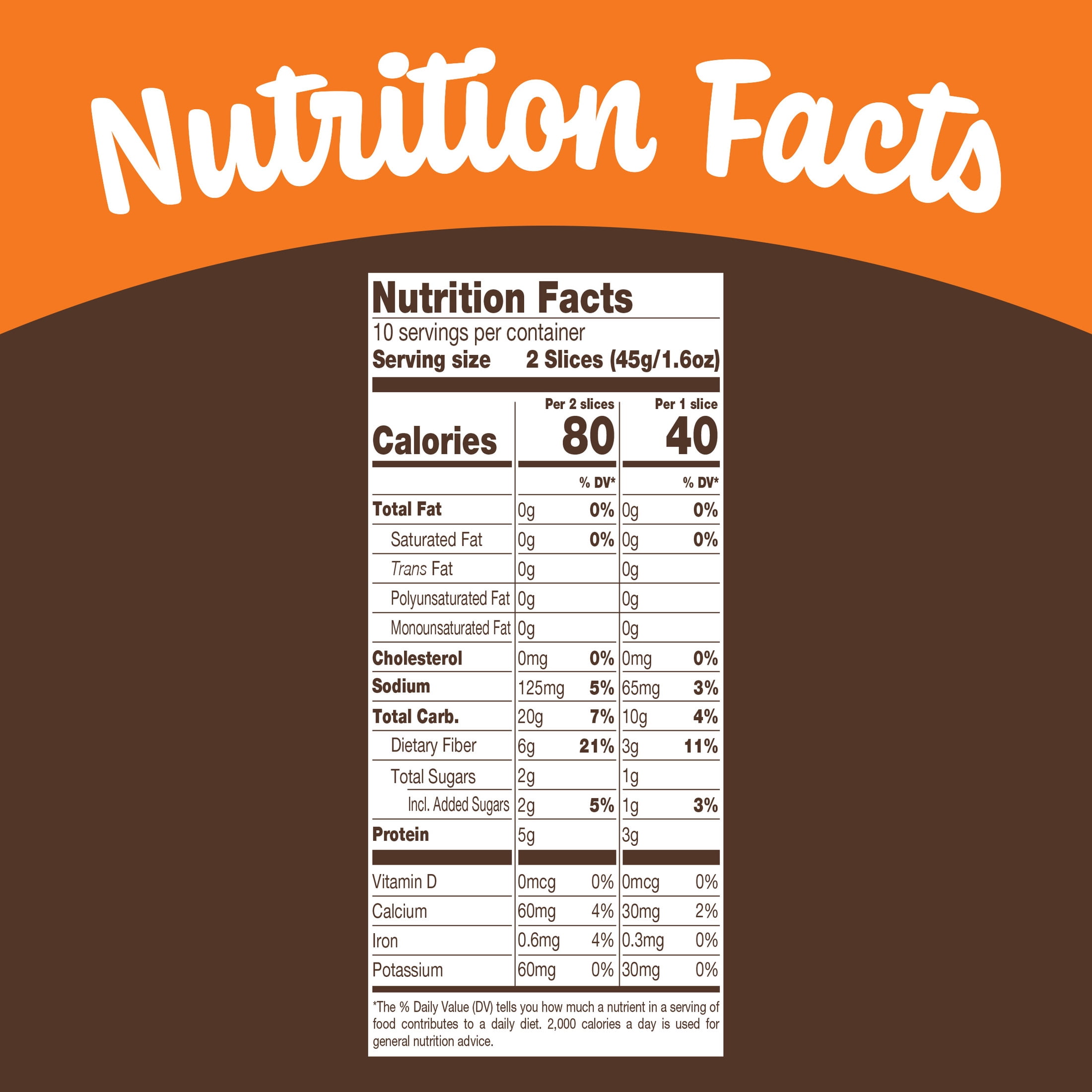Nature’s Own Life Honey Wheat, 40 Calories per Slice Keto Friendly Sandwich Loaf Bread, 16 oz Loaf