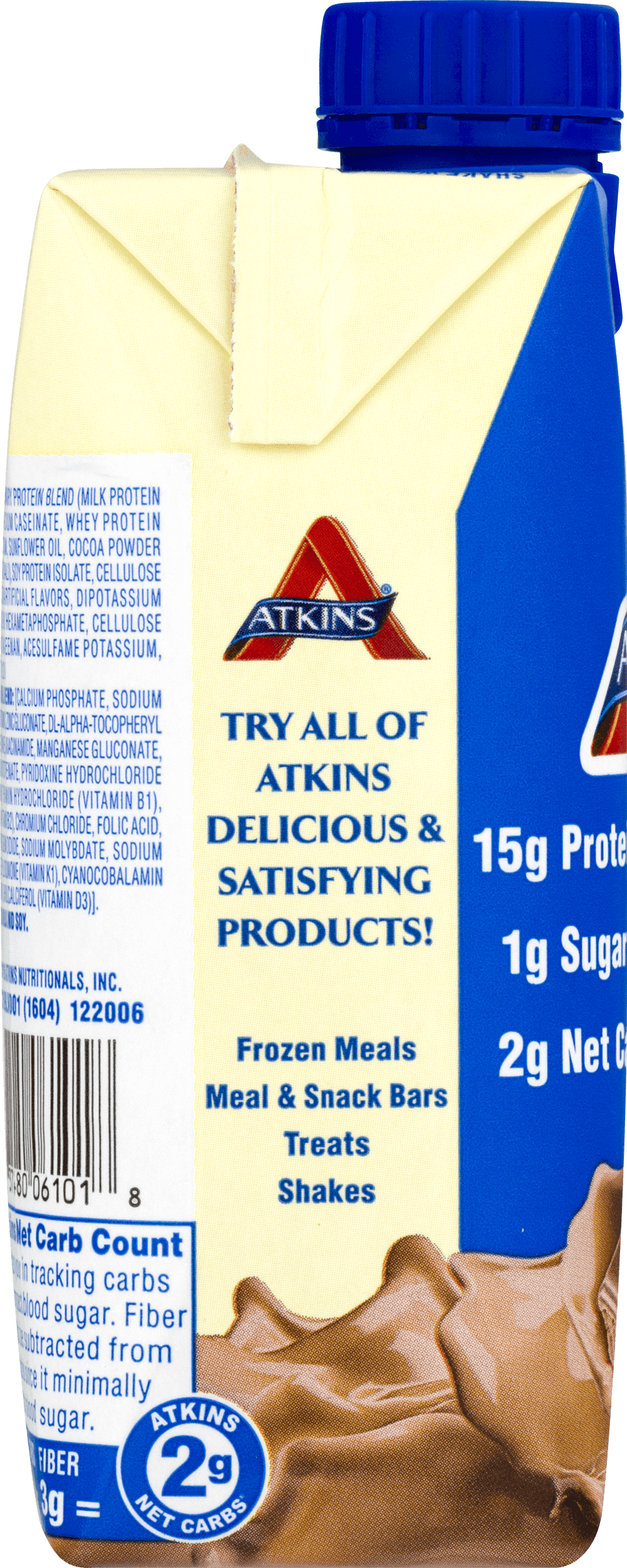 ATKINS Advantage Milk Chocolate Delight Shake 11 OZ (325 ml) (Pack of 12)