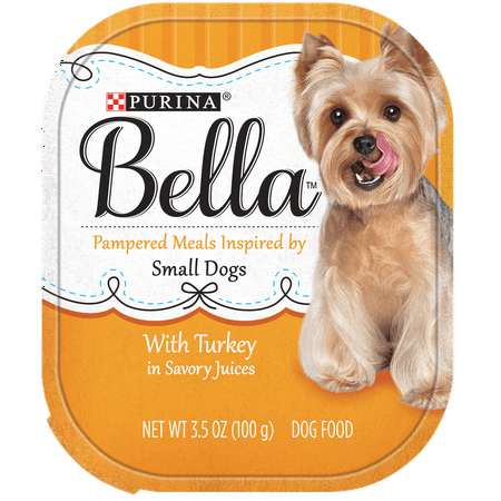 Purina Bella Small Breed Pate Wet Dog Food, Turkey in Savory Juices - (12) 3.5 oz. (Best Breed Of Turkey For Meat)