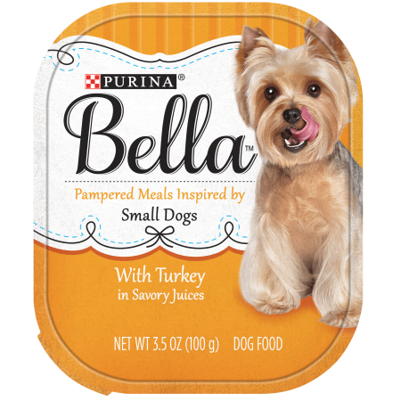 Purina Bella Small Breed Pate Wet Dog Food, Turkey in Savory Juices - (12) 3.5 oz. (Best Breed Of Turkey For Meat)