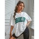 thumbnail image 4 of Camiseta con estampado de BROOKLYN para hombre y mujer, moda de verano, camisetas informales europeas y americanas para mujer, camiseta de gran tamaño, 4 of 5