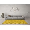 thumbnail image 3 of Ahgly Company Indoor Rectangle Abstract Yellow Modern Area Rugs, 5' x 8', 3 of 4