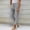 Gray, variant on Loose Breathable Elastic Drawstring Ankle Pants, Women High Waist Side Back Pocket Rolled Cuff Hem Loose Harem Ankle Cropped Casual Daily Summer Trousers, Gray S