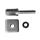 thumbnail image 4 of 3pcs de material acero Inoxidable Longboard Aletas De Tablas Surf Tornillo de Placas Color Plata Tamaño 2 Cola Fin tornillo de la placa, 4 of 8