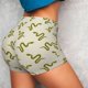 thumbnail image 4 of Fotbe Green Snake Shorts Sin Costuras – Shorts Deportivos de Cintura Alta para Mujer, Elásticos para Gimnasio, Yoga, Running o Ciclismo-Medium, 4 of 8