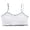 White, variant on Krdevn Girls Training Cami Bra, Thin Strap Soft Camisole Bralette, Lightweight Seamless Undergarment for Puberty Growing Girls,Green