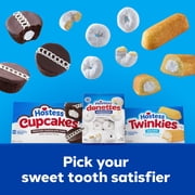Hostess Twinkies Snack Cakes, Golden Vanilla Sponge Cake with Creme Filling, 10 Count, 13.58 oz Box