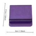 thumbnail image 3 of ZZkhGO Golf Hat Clip Colorful Metal Markers, Durable Alloy Spring Clip Ball Marker Holder, Compact Lightweight Cap Clip for Golfers Course Accessories, Purple, 3 of 6