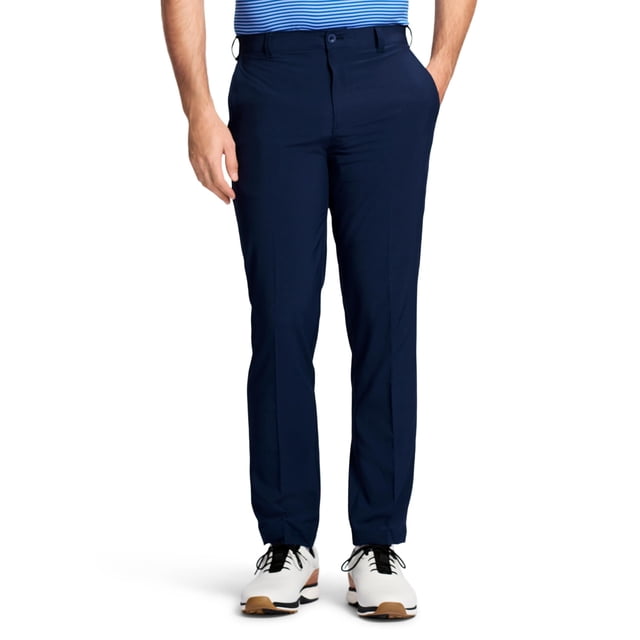 Pantalón recto de golf Swingflex para hombre IZOD, color azul marino, talle 36