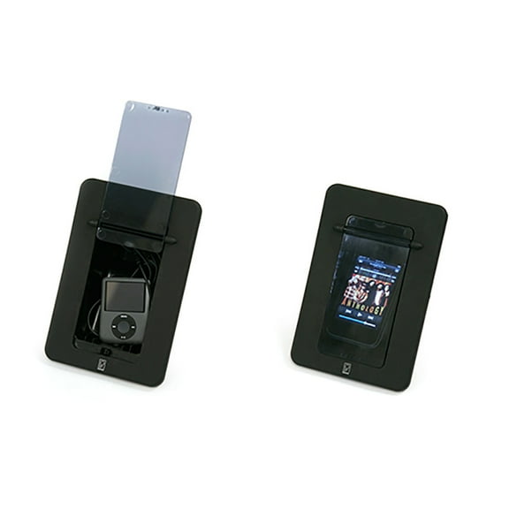 Poly-Planar Spa Side Smartphone Enclosure w/Door - Black | Bundle of 2