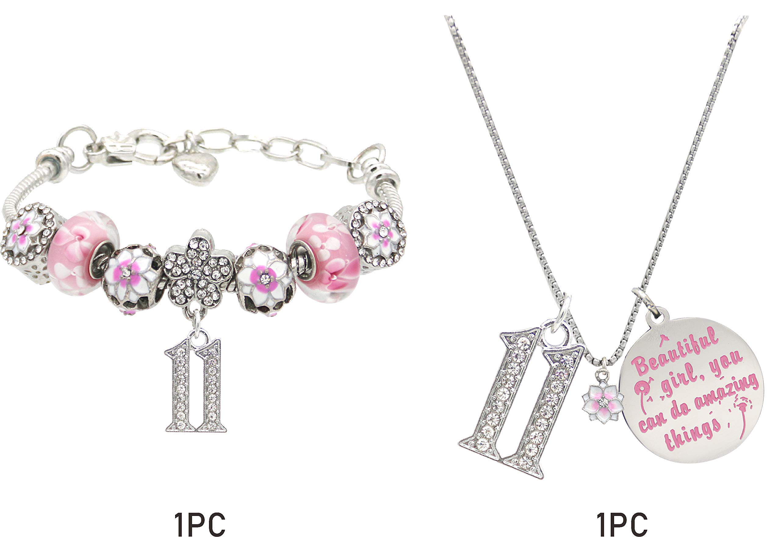 VeryMerryMakering Pink 5th Birthday Gifts for Girls Jewelry, Large - Kroger