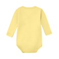 thumbnail image 4 of WRKEKC Baby Girl Romper Long Sleeve Ruffle Cuff Solid Color Snap Button Bodysuit for Infants 0-24 Months, 4 of 7