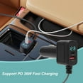 thumbnail image 3 of Car Satellite Power Cable, Satellite Car Charger Adapter Dual Fast Charging Ports Safe Stable IP68 Water Resistant with Digital Display for Phone, 3 of 7