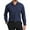 Navy Blue, variant on Long Sleeve Mens Dress Shirts Business Solid Stretch Shirts Wrinkle Free Formal Shirts with Pocket