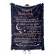 thumbnail image 1 of LHSHID To My Daughter Fleece Blankets from Dad Mom Fuuny Cute Letter Blanket for Daughter Birthday Gifts Christmas 30x40in, 1 of 5