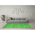 thumbnail image 3 of Ahgly Company Indoor Rectangle Abstract Green Modern Area Rugs, 5' x 8', 3 of 4