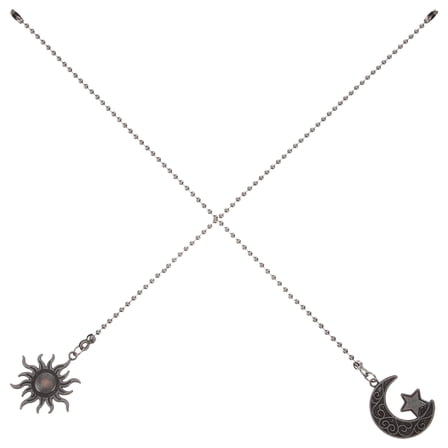 NICEXMAS 2Pcs Hanging Lamp Chain Extension Pull Chain for Ceiling Light