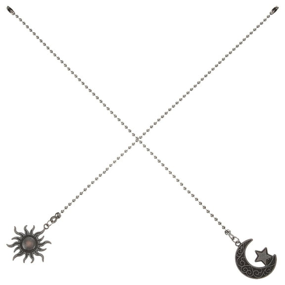 NICEXMAS 2Pcs Hanging Lamp Chain Extension Pull Chain for Ceiling Light