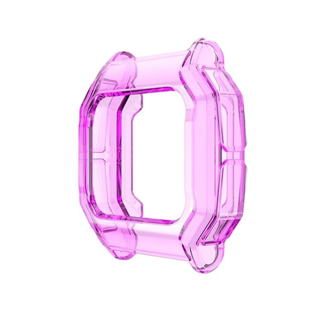 DEBGFS Soft TPU Protector Compatible for Huami Amazfit Neo Smartwatch Protective Shell Cover Watch Case,transparentpurple