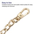 thumbnail image 4 of Uxcell Purse Chain Strap, 47" Purse Handle Cross Body Shoulder Replacement Straps, Gold, 4 of 5