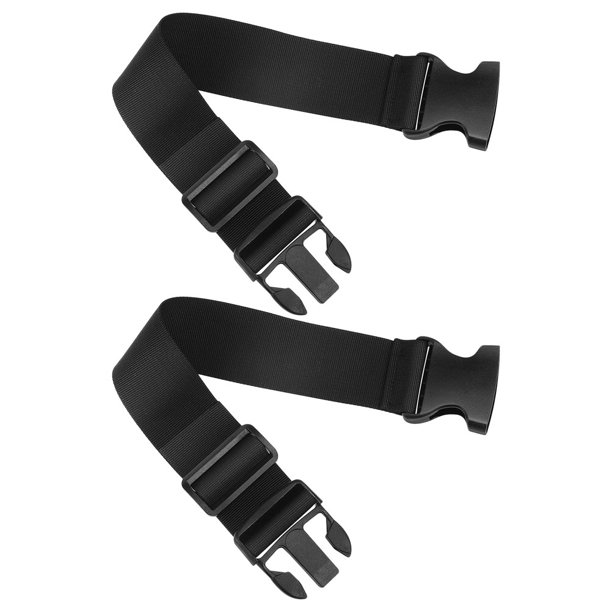 2 piezas de cinturón de maleta ajustable con hebilla para mochila, correa para equipaje de viaje al aire libre