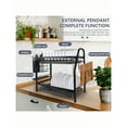 thumbnail image 3 of 2 Tier Dish Drying Rack Over Sink Steel Kitchen Holder Drain Board Set Metal, 3 of 7