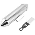 thumbnail image 1 of HUGFEGWE Stainless Steel Guiro With Scraper Hand Percussion Instrument Accessory CJB91-135114, 1 of 8