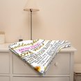 thumbnail image 3 of LHSHID Custom to My Granddaughter Blanket from Grandma Grandpa Personalized Girl Name Gift Super Soft Lightweight Throws Summer Travel Blankets Birthday Present Decor Bed Couch Sofa, 3 of 9