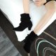 thumbnail image 4 of NECHOLOGY Botas Mujer Adulto Femenino Zapatos Botines de mujer Botas de otoño e invierno para mujer, botas con hebilla de cinturón, zapatos de mujer (Black, 8.5), 4 of 7