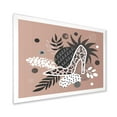 thumbnail image 2 of Designart 'Leopard High-Heeled Shoes On Tropical Leaves' Modern Framed Art Print, 2 of 4