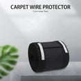 thumbnail image 2 of Cable Grip Floor Cable Cover Cords Cable Protector Cable Management Only for Commercial Office Carpet (Black,10 Feet), 2 of 7
